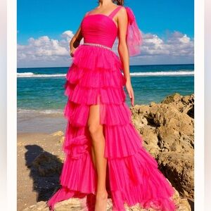 Pink formal dress